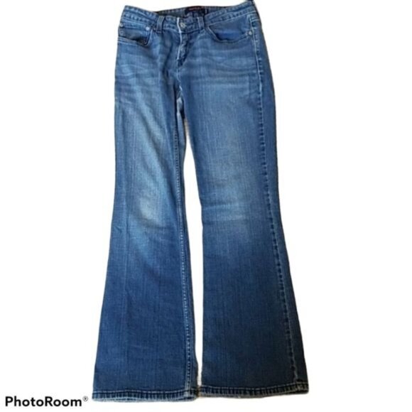 Levi's 528 Jeans Mid Rise Curvy Cut Bootcut WOMEN'S 9M Juniors Denim WOMAN'S - Picture 2 of 13